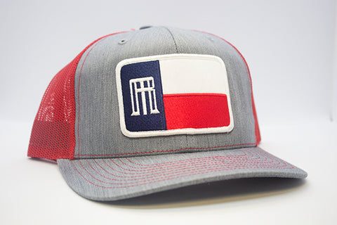 Hat - Gray/Red
